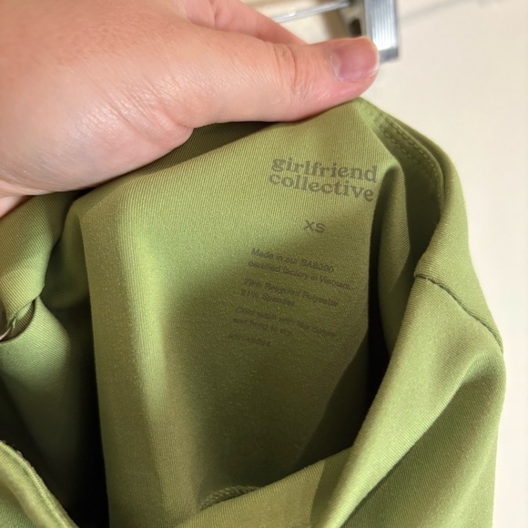 Girlfriend Collective Compressive High Rise Leggings XS Mantis Green - Picture 8 of 8